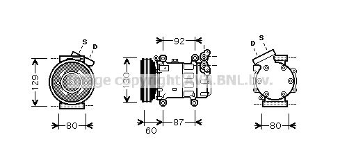 AVA QUALITY COOLING Kompressor,kliimaseade RTAK080